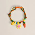 Pet Beaded Necklace Accessories, Skin-friendly Rope Neck Collar, Dog and Cat Bell Collar To Prevent Getting Lost