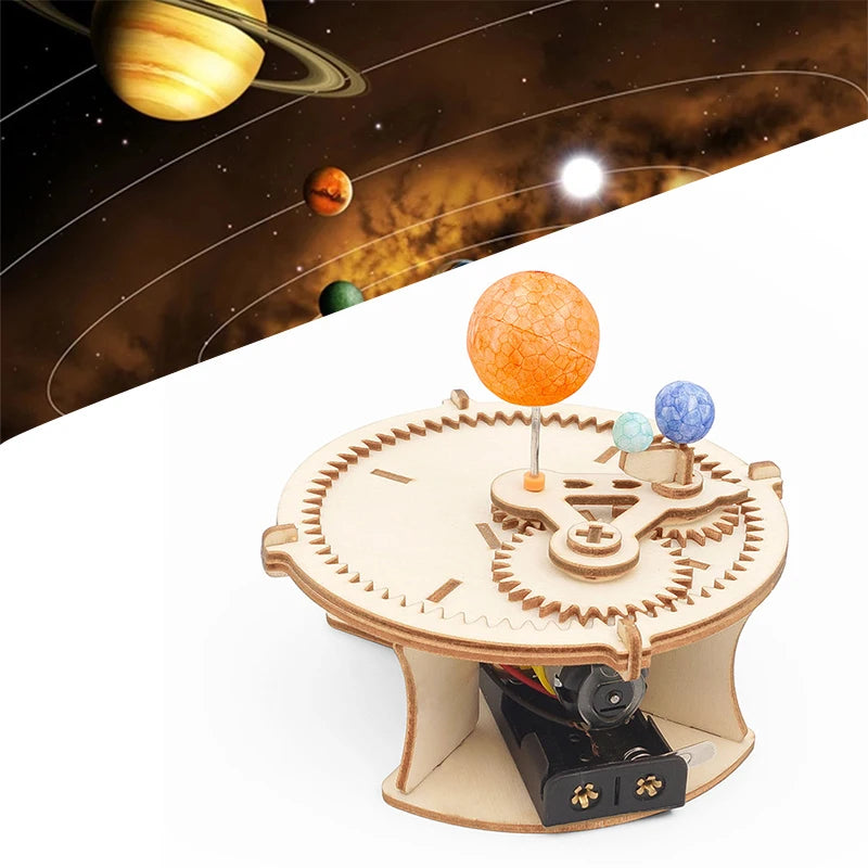 DIY Wooden Solar System Astronomy Model