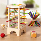 Montessori Wooden Stick Board Game Parent Child Educational Toy