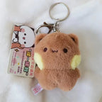 Bubu & Yier Panda Plush Keychain Cute Couple Bag Charm