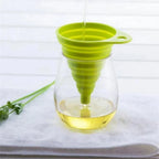 Mini Silicone Collapsible Funnel for Kitchen Bottle Filling Tool