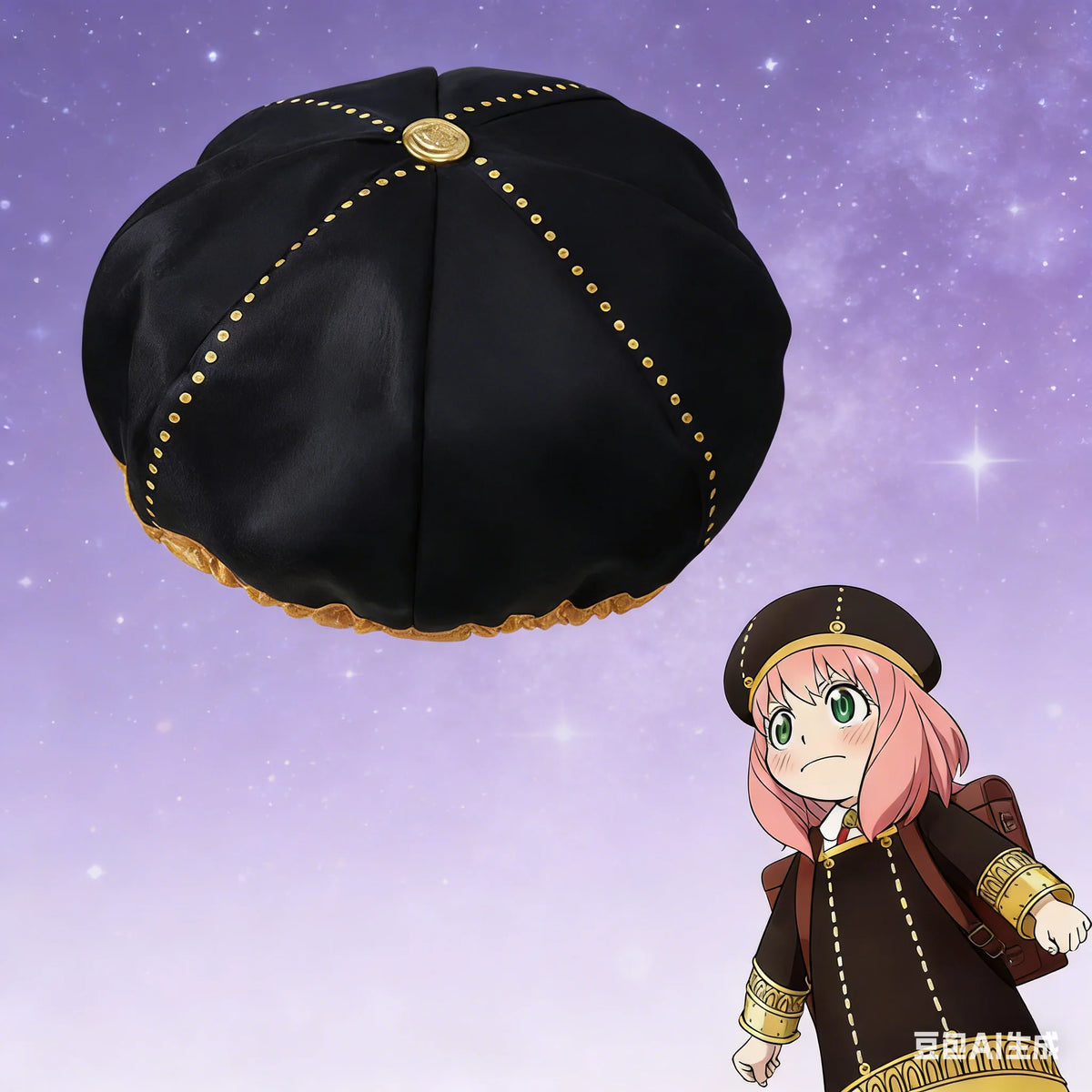 Anya Forger Anime Cosplay Beret Cap for Fans and Costumes
