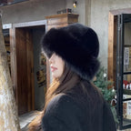 Plush Warm Mongolian Fur Winter Hat with Ear Protection