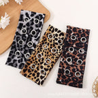 Punk Wide Elastic Eyelet Headband for Women