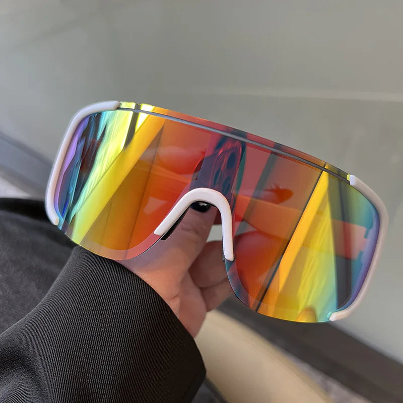 Y2K Reflective UV400 Cycling Sunglasses for Men & Women