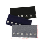 Punk Wide Elastic Eyelet Headband for Women
