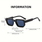 Vintage Rectangle UV400 Fashion Sunglasses for Men & Women