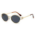 Retro Oval 90s Cat Eye UV400 Sunglasses for Women
