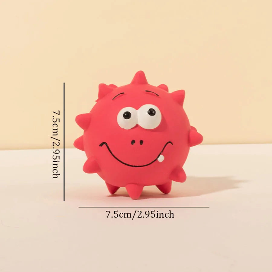 Squeaky Dog Chew Toy for Interactive Teeth Cleaning and Play