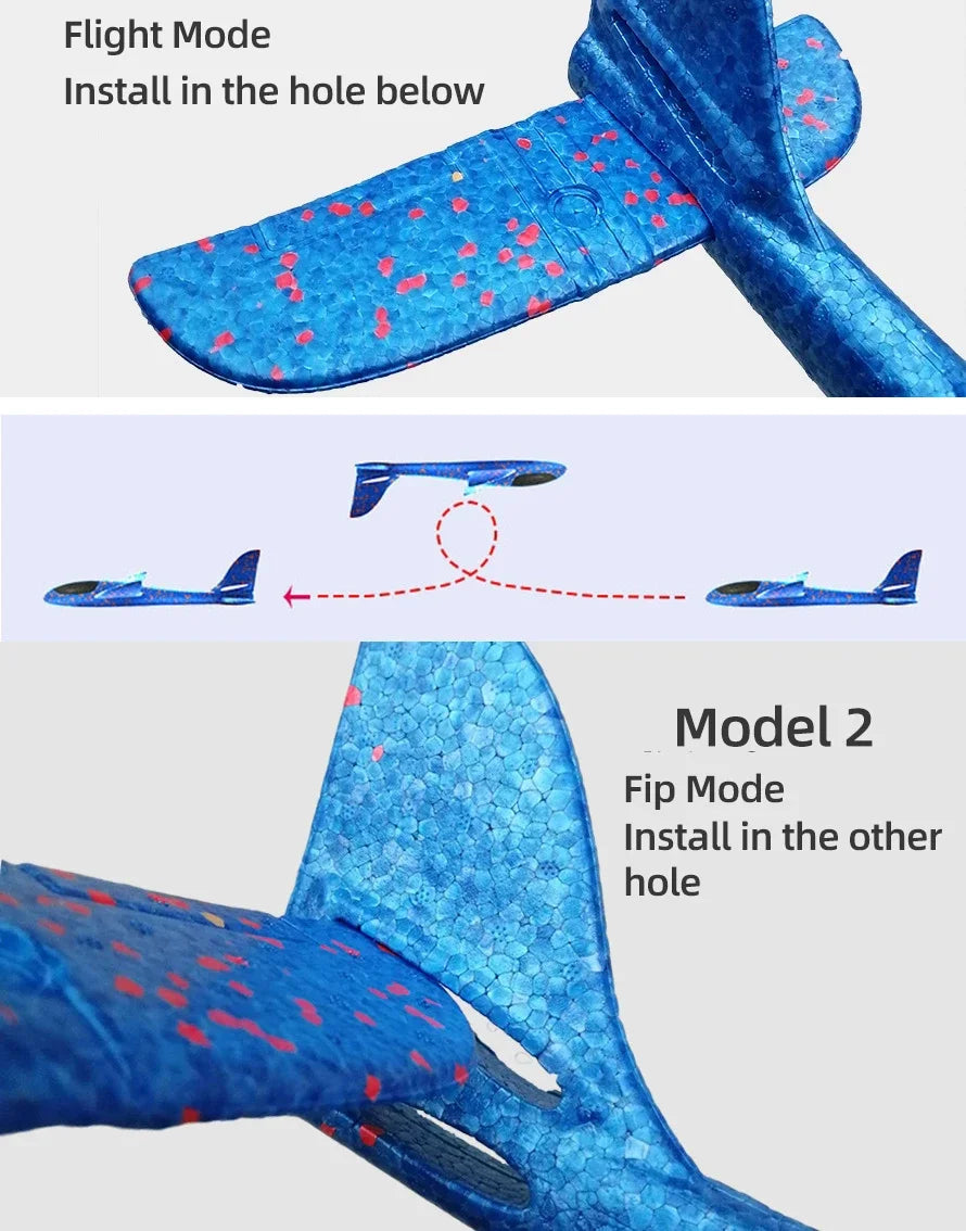50CM Foam Glider Plane – Hand Throw Outdoor Flying Toy