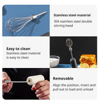 Wireless Electric Food Mixer with 3-Speed Portable Hand Mixer