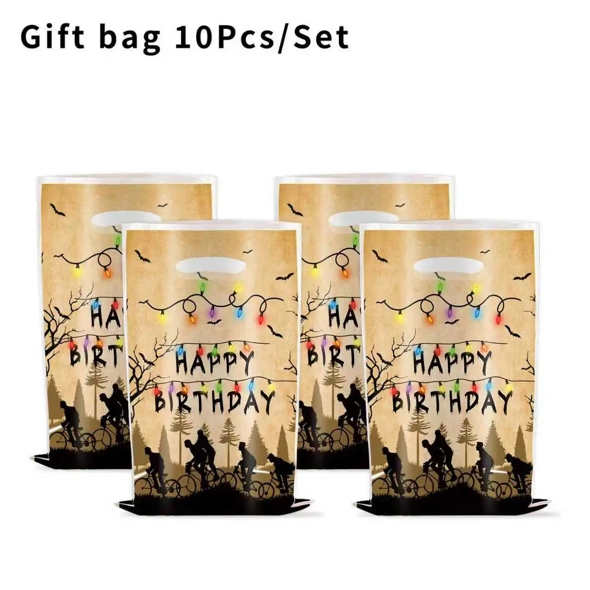 Horror Movie Stranger Theme Birthday Party Decoration Tableware Tablecloth Cup Plate Napkin Baby Shower Party Favors Supplies