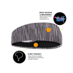 3 Pack Moisture Wicking Sports Headbands for Men & Women