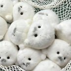 Cute Seal Plush Crochet Keychain Soft Animal Bag Charm