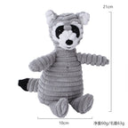 Corduroy Dog Molar Plush Toy for Interactive Chewing and Play