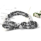 Boho Cross Knot Elastic Headband for Women