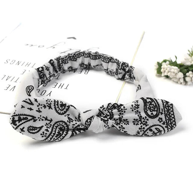 Boho Cross Knot Elastic Headband for Women