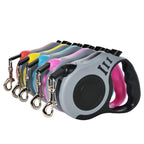 Retractable Dog Leash 3m 5m Automatic Self-Locking Nylon Lead for Medium Large Small Dogs Outdoor Walking Hiking Travel
