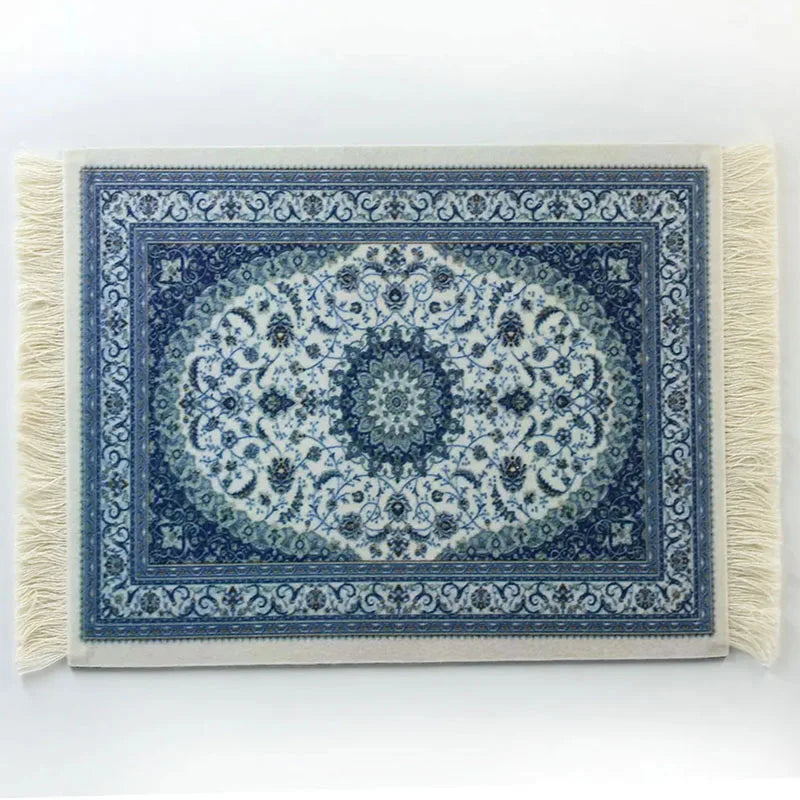 Mousepad Meal Mat Persian Carpet Style Rubber Anti-slip Durable Printing Rectangle Gaming Mouse Pads Coaster