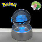 Pokémon 3D Crystal Poké Ball LED Night Light Collectible Figure