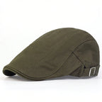 British Newsboy Flat Cap for Casual Vintage Outdoor Style