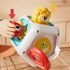 Montessori Busy Board Cube Sensory Toy – Toddler Learning Activity