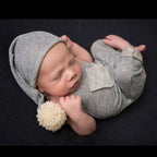 Newborn Photography Props Outfit Hat Baby Romper Bodysuits Outfit Shooting Baby Photo Props Clothing Accessories