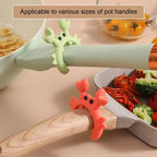 Crab-Shaped Silicone Utensil Rest – Heat Resistant Spoon & Ladle Holder