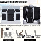Portable Foldable Travel Duffle Bag Large Capacity Lightweight Carry-On Gym Bag