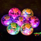 New Durable High Quality Colorful Flash Jumping Ball Multistyles Interactive Glowing Bouncy Ball Gift Children Luminous Toys