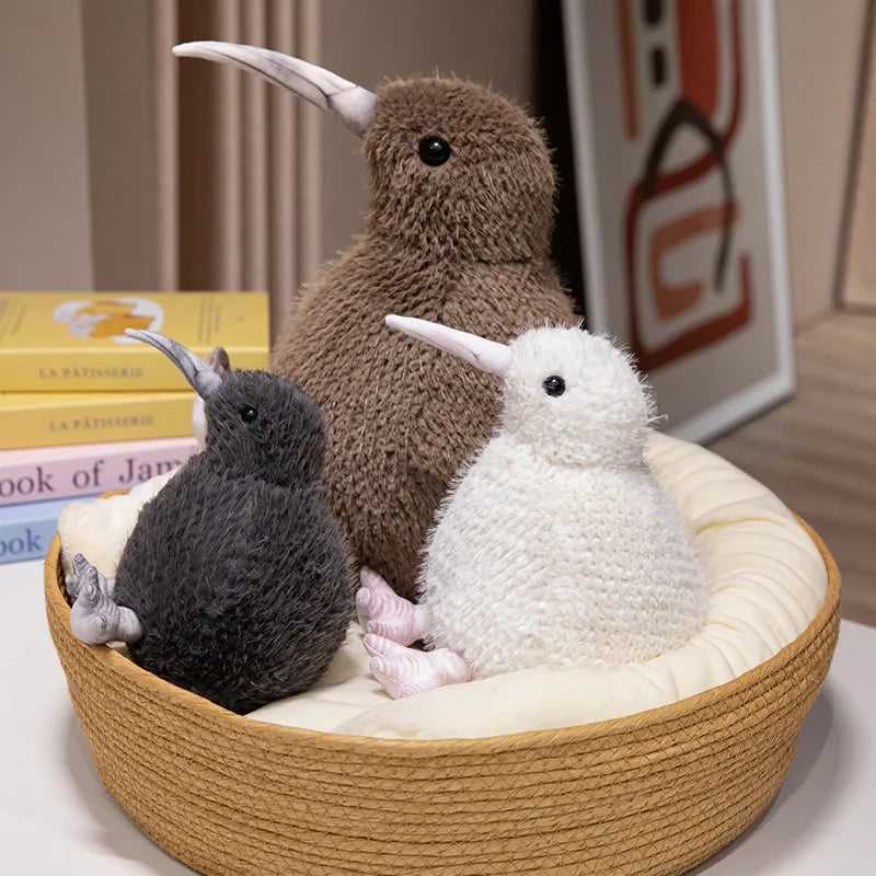 Soft Simulation Kiwi Bird Plush Toys 20-35cm Cute Stuffed birds Animals Soft Doll Kids Toys for Children Birthday Gift