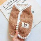 Winter Warm Dog Coat Soft Fleece Pet Clothes for Small Dogs Cats Cute Puppy Jacket French Bulldog Chihuahua Yorkies Costume