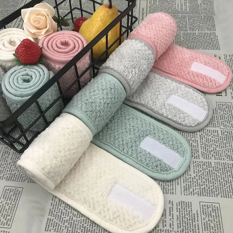 Adjustable Wide Non-Slip Spa Makeup Headband for Women
