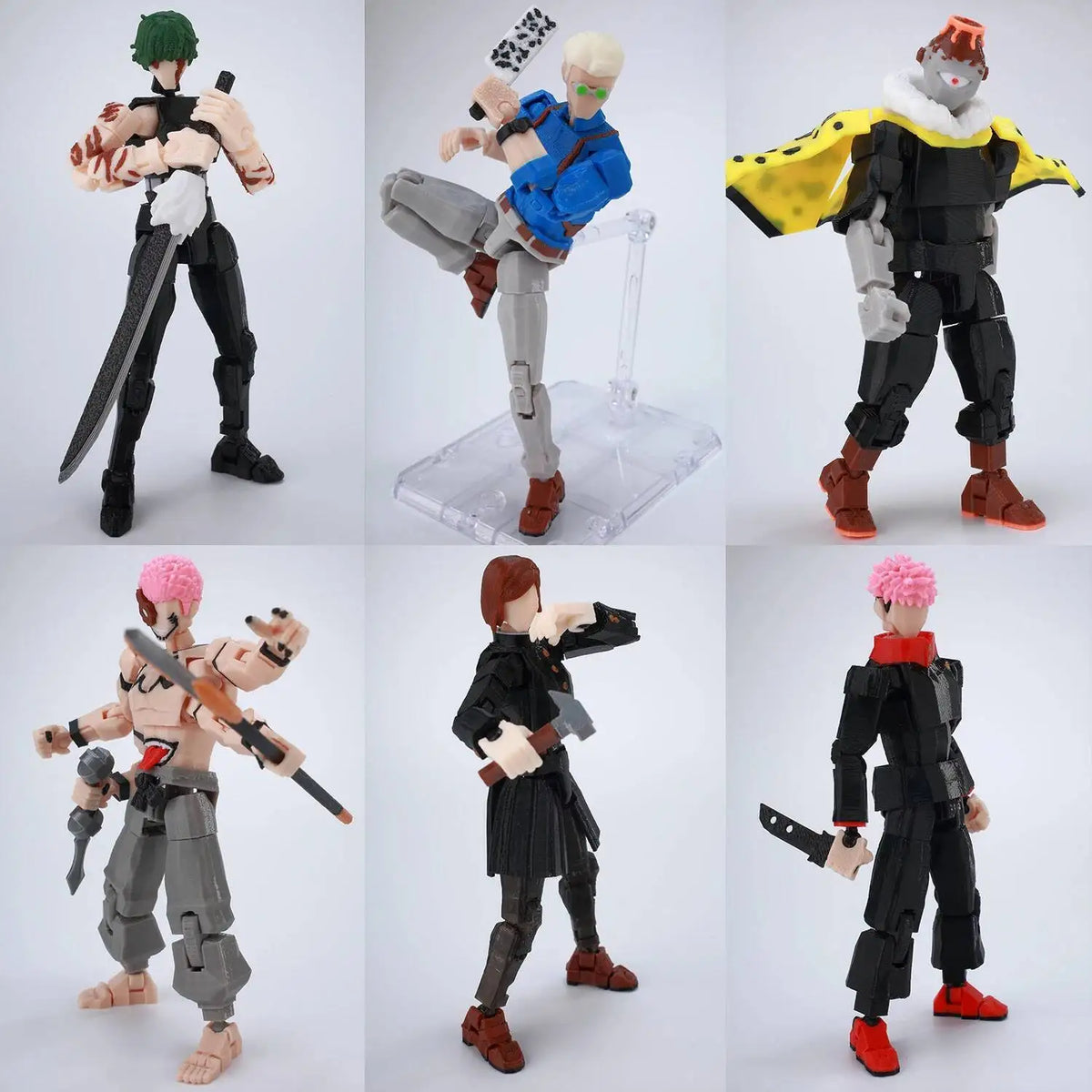 9L3D Lucky13 Gojo Sukuna Jujutsu Fushiguro Toji Gojo Satoru Action Figure Dummy13 T13 Multi-Jointed Collectible Toys Titan13
