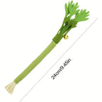 Silvervine Cat Toy Realistic Celery Chew Toy with Bell for Cats