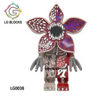 I4Pcs/Set The Horror TV Dustin Mike Lucas Will Demogorgon Model Building Blocks Enlighten Action Figure Bricks Toys For Children