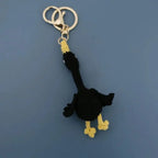 Cute Bear Couple Crochet Keychain Set Mini Animal Doll Charm