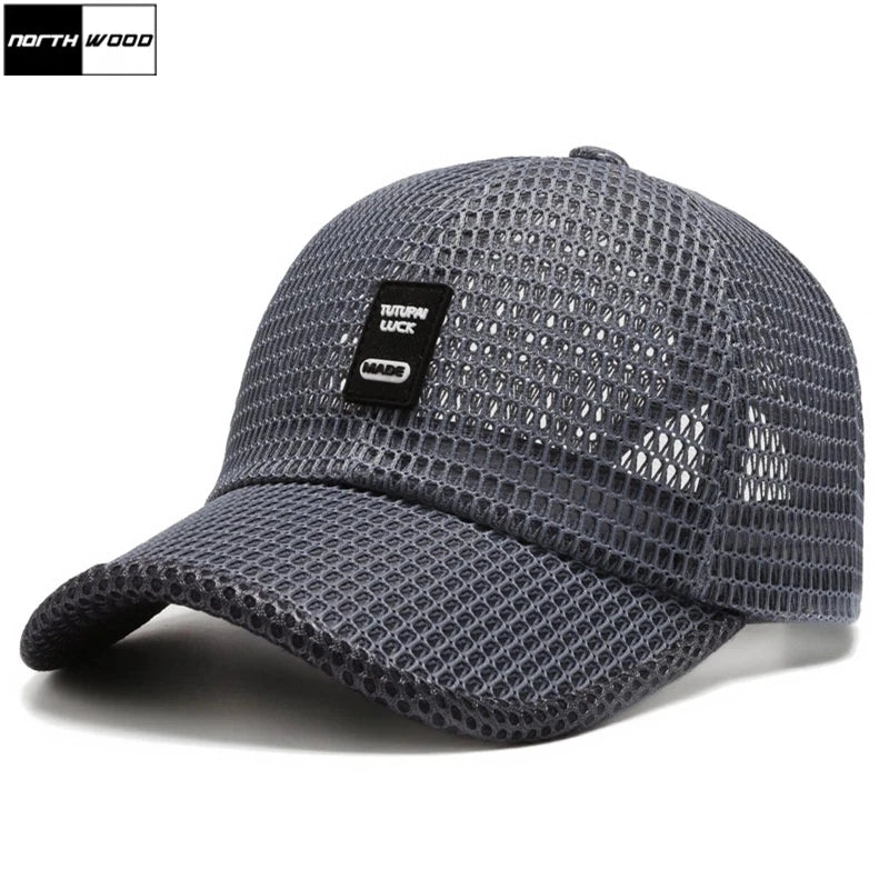 Northwood Mesh Baseball Trucker Cap for Outdoor Summer Comfort