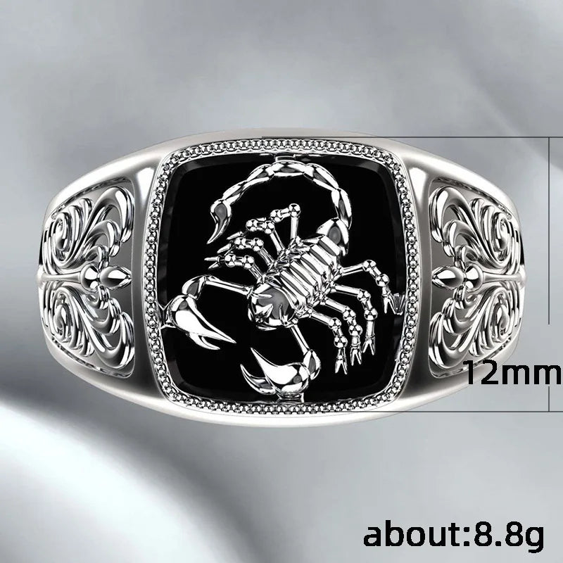Scorpion Animal Punk Men' Ring Cheap Jewelry Accessories Wholesale Jewelry Men Rings Halloween Rings for Men Cool Chunky Rings