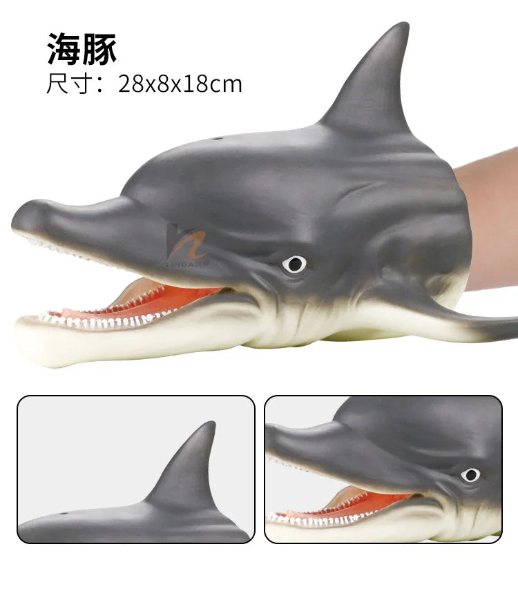 Realistic Dinosaur Hand Puppet Toy