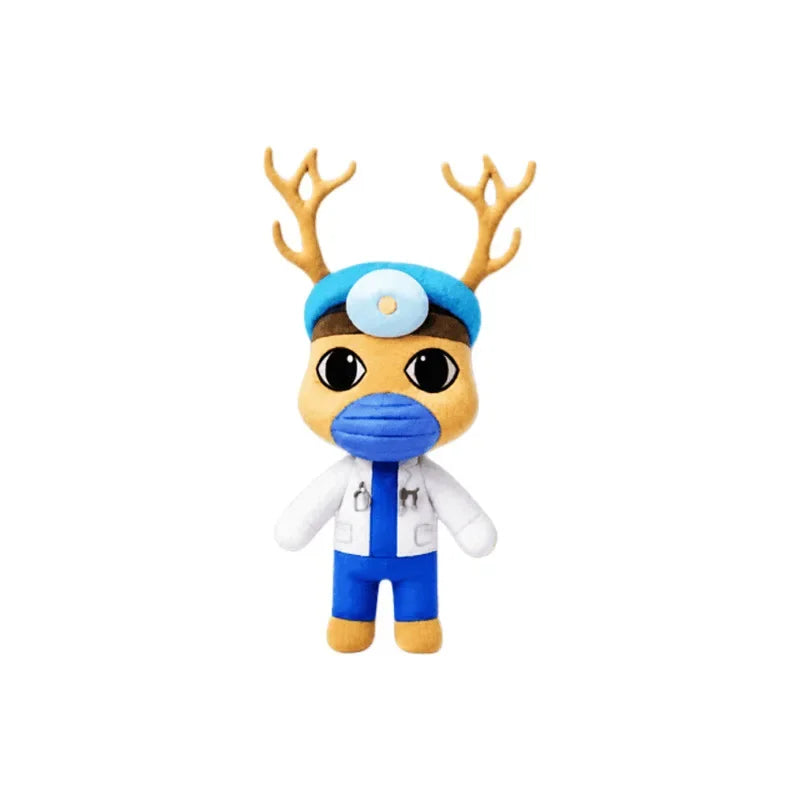 INStock-#Anime Animal Hospital Plush Horror Game Animal Hospital Anomaly Cat Dog Penguin Bunny Plushie Doll Toy Fans Collectible
