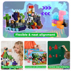 Magnetic Tiles Building Blocks – STEM Educational Toy Set