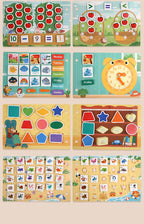 Montessori Busy Book for Kids Interactive Learning Activity Book