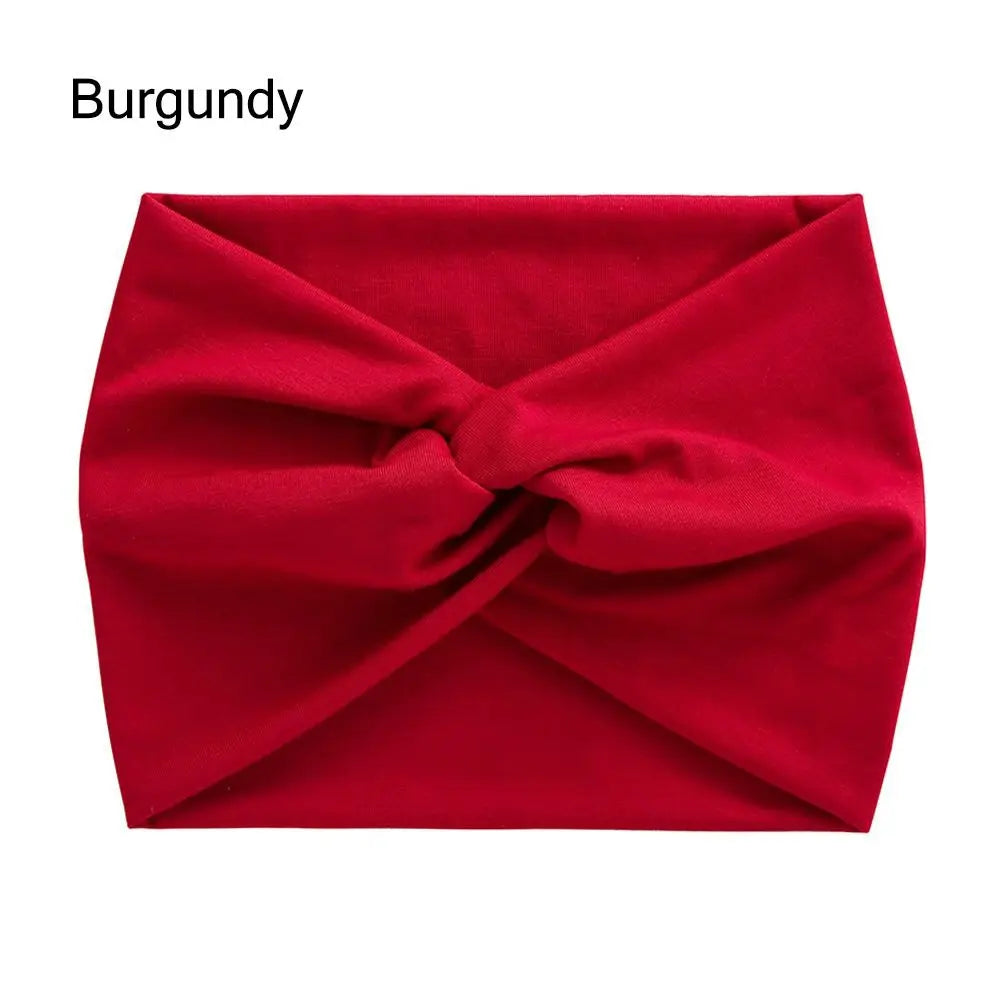 Twisted Extra Wide Turban Workout Headband for Women