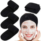 Adjustable Soft Toweling Spa Makeup Headband for Women