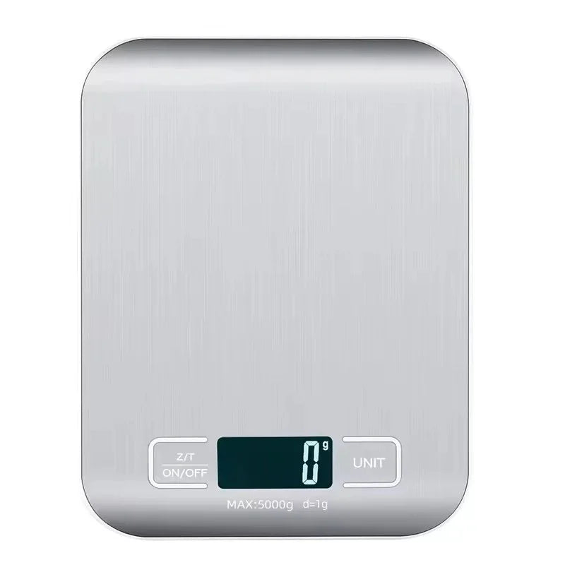 Digital Kitchen Scale – Stainless Steel Food Weighing Scale with LED Display