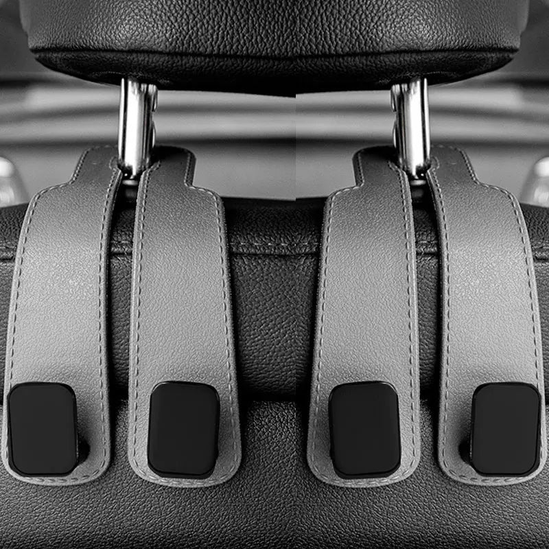 Car Headrest Hooks Hanger for Bags Seat Back Organizer Holder Clips Auto Fastener Hooks Car St