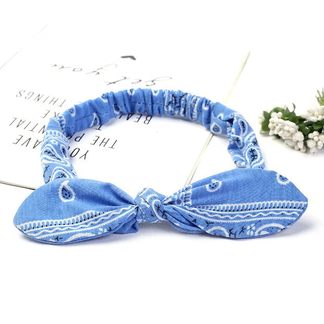 Boho Cross Knot Elastic Headband for Women