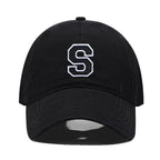 Initial Letter Embroidery Baseball Cap for Casual Sport Style