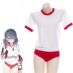 Japanese Anime School Girl Cheerleader Costume – Gym Cosplay Outfit